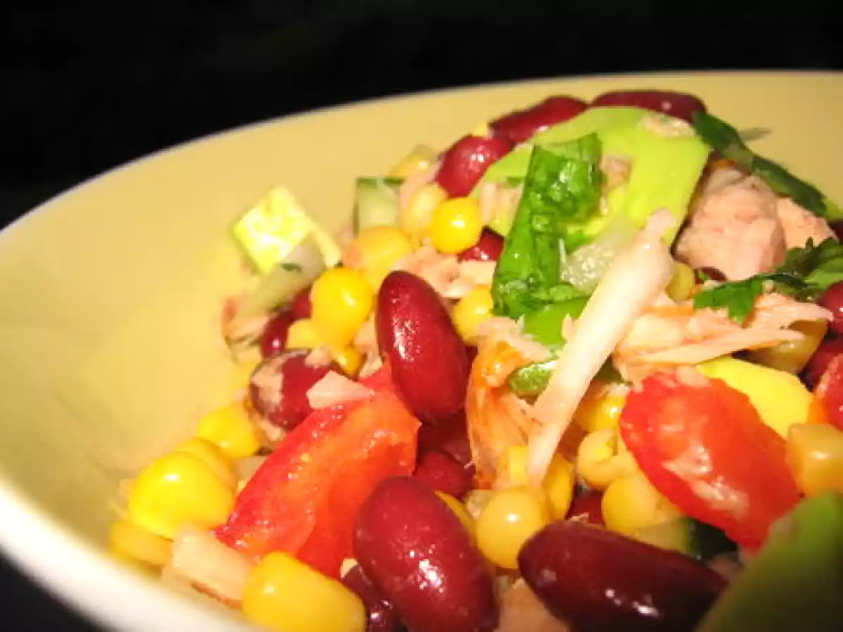 Petite Salade Mexicaine ou Explosion de Couleurs! - photo 2