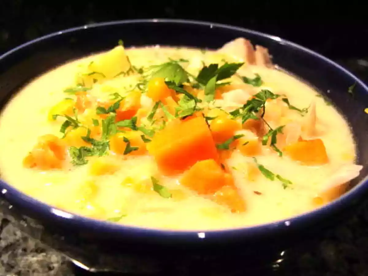 Petite soupe tendresse au haddock et lieu jaune