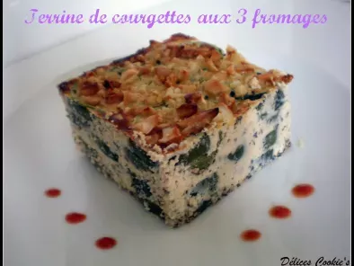 Petite terrine de courgettes aux 3 fromages