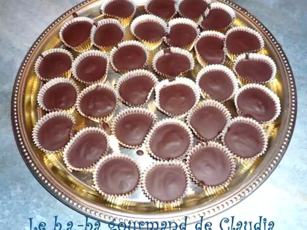 Petites bouchées au chocolat pour Noël...