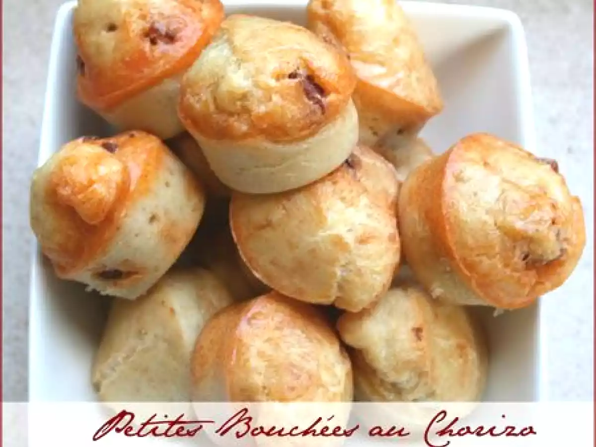 Petites bouchées au Chorizo pour apéritif sympa !