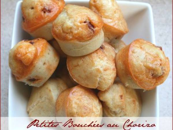 Petites bouchées au chorizo pour apéritif sympa ! - Recette Ptitchef