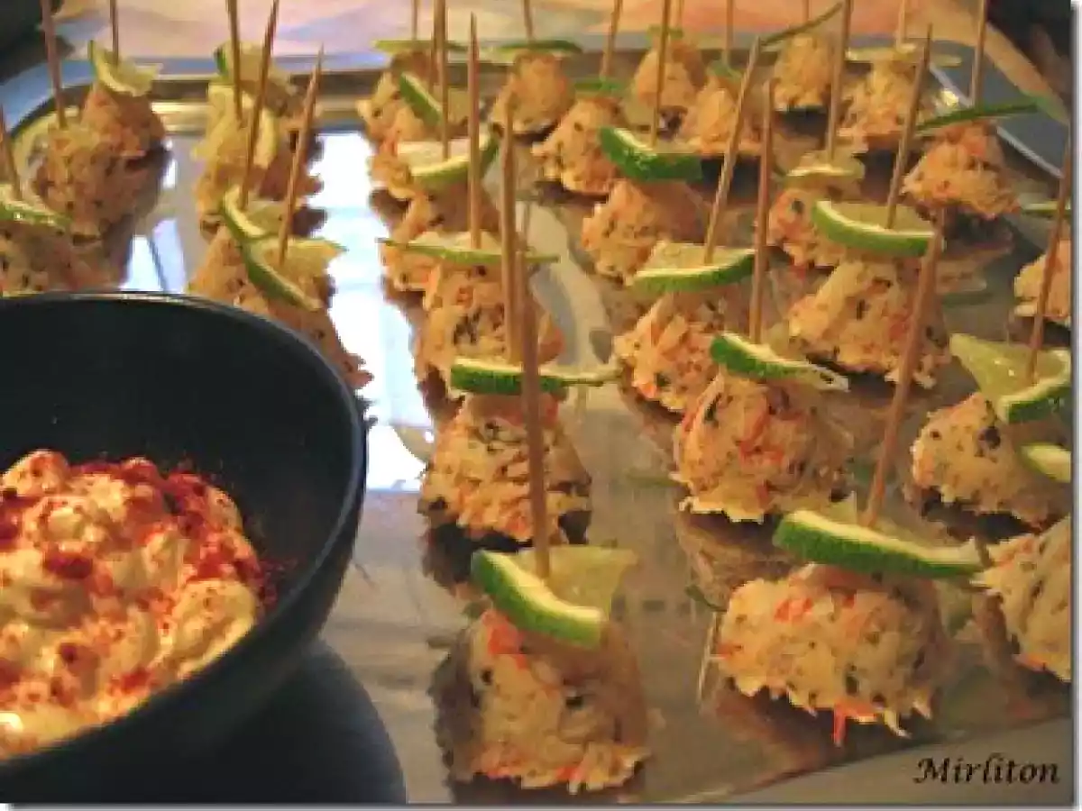 Petites bouchées au surimi pour l' apéritif - photo 2