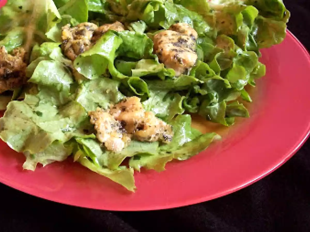 Petites bouchées de cervelles panées au parmesan, coriandre et cumin