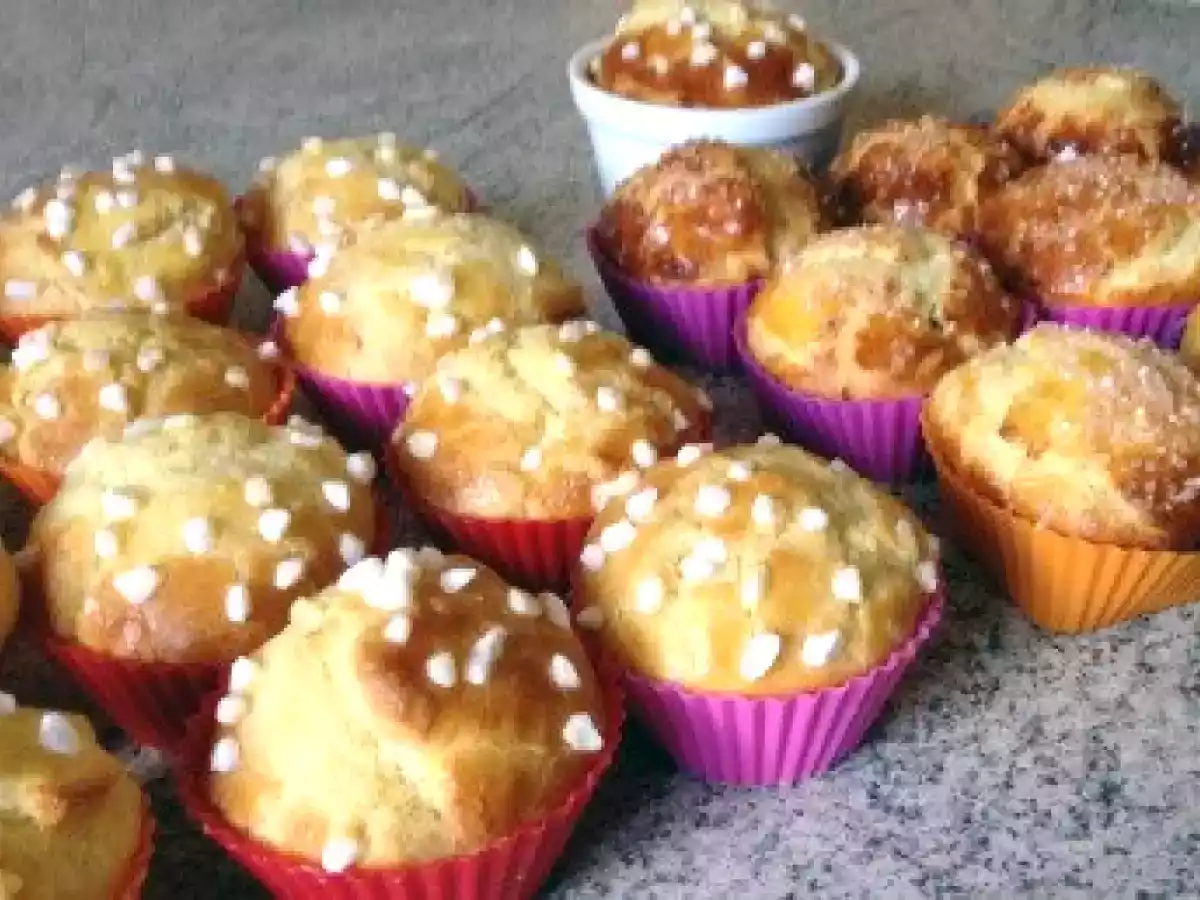 Petites brioches nature et au Nutella