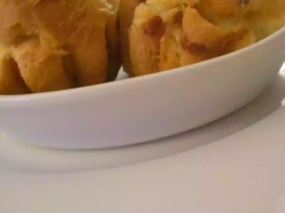 Petites brioches parisiennes au jambon et champignons