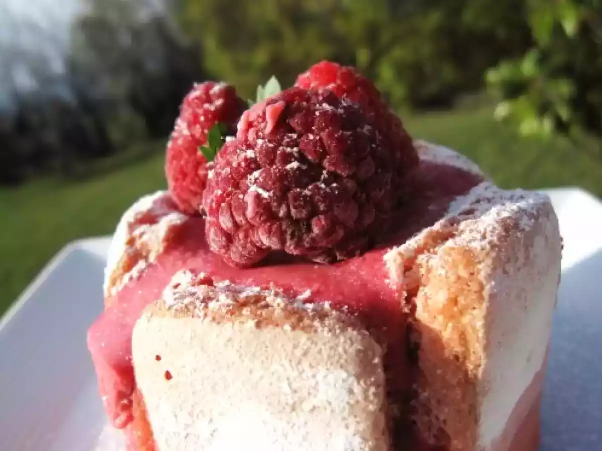 Petites charlottes à la framboise