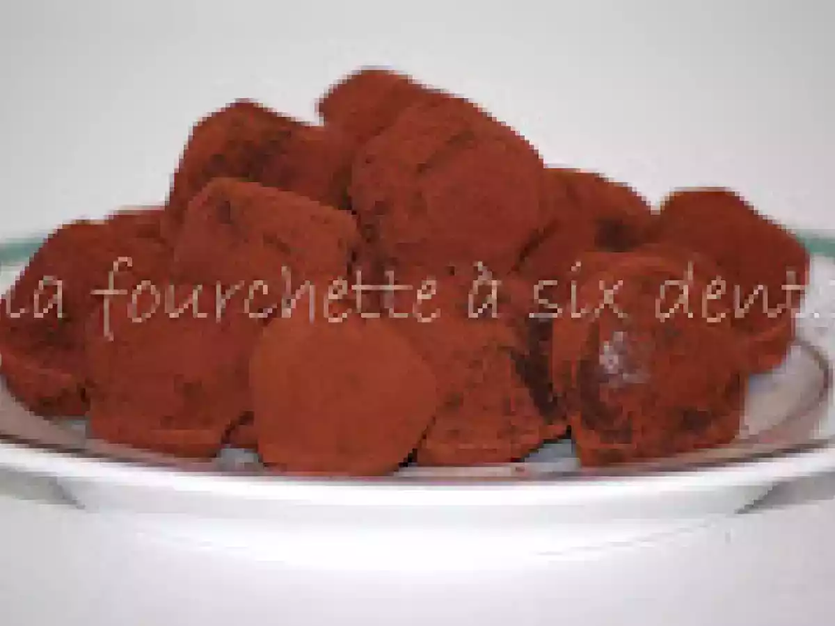 Petites confiseries de Noël : les truffes au chocolat