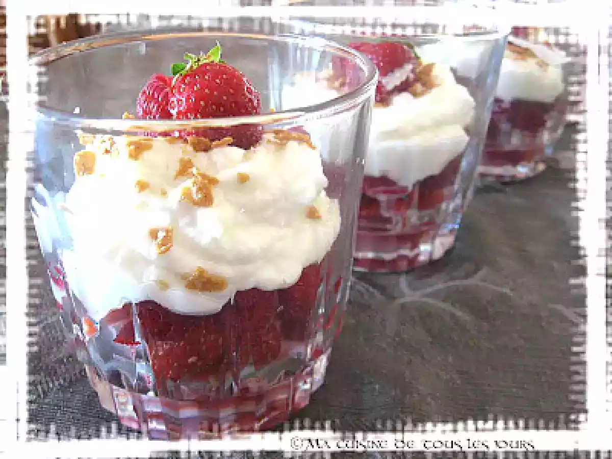 Petites coupes de fruits rouges au fromage blanc - photo 2