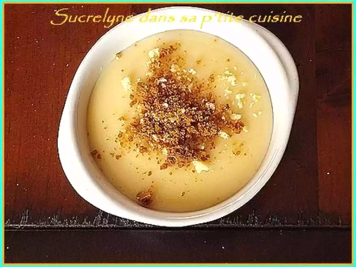 Petites crèmes au caramel sans oeufs, façon danette