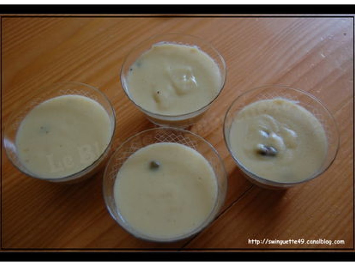 Petites cremes façon à l'halva pistache Recette Ptitchef