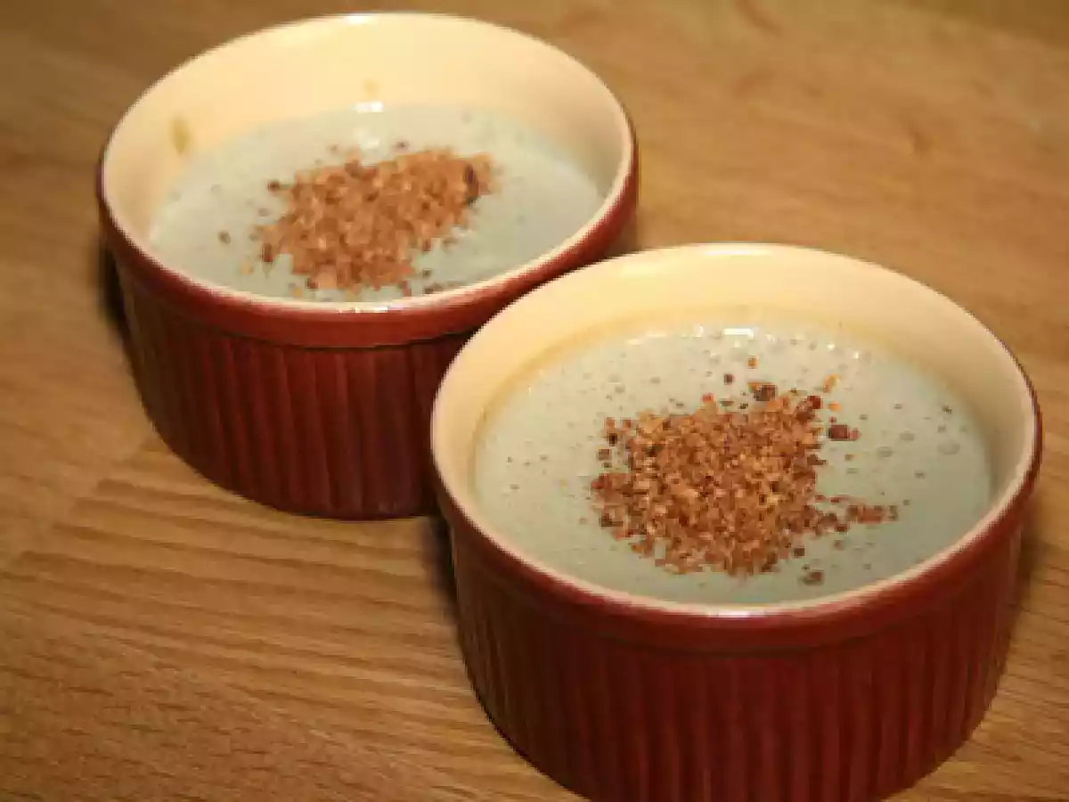 Petites crèmes onctueuses au thé matcha