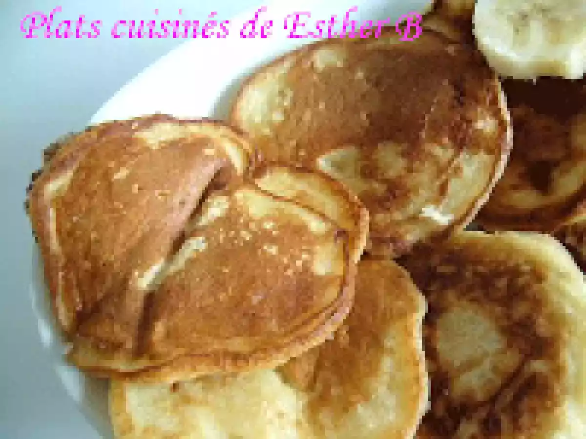 Petites crêpes à la banane (pancakes) - photo 2