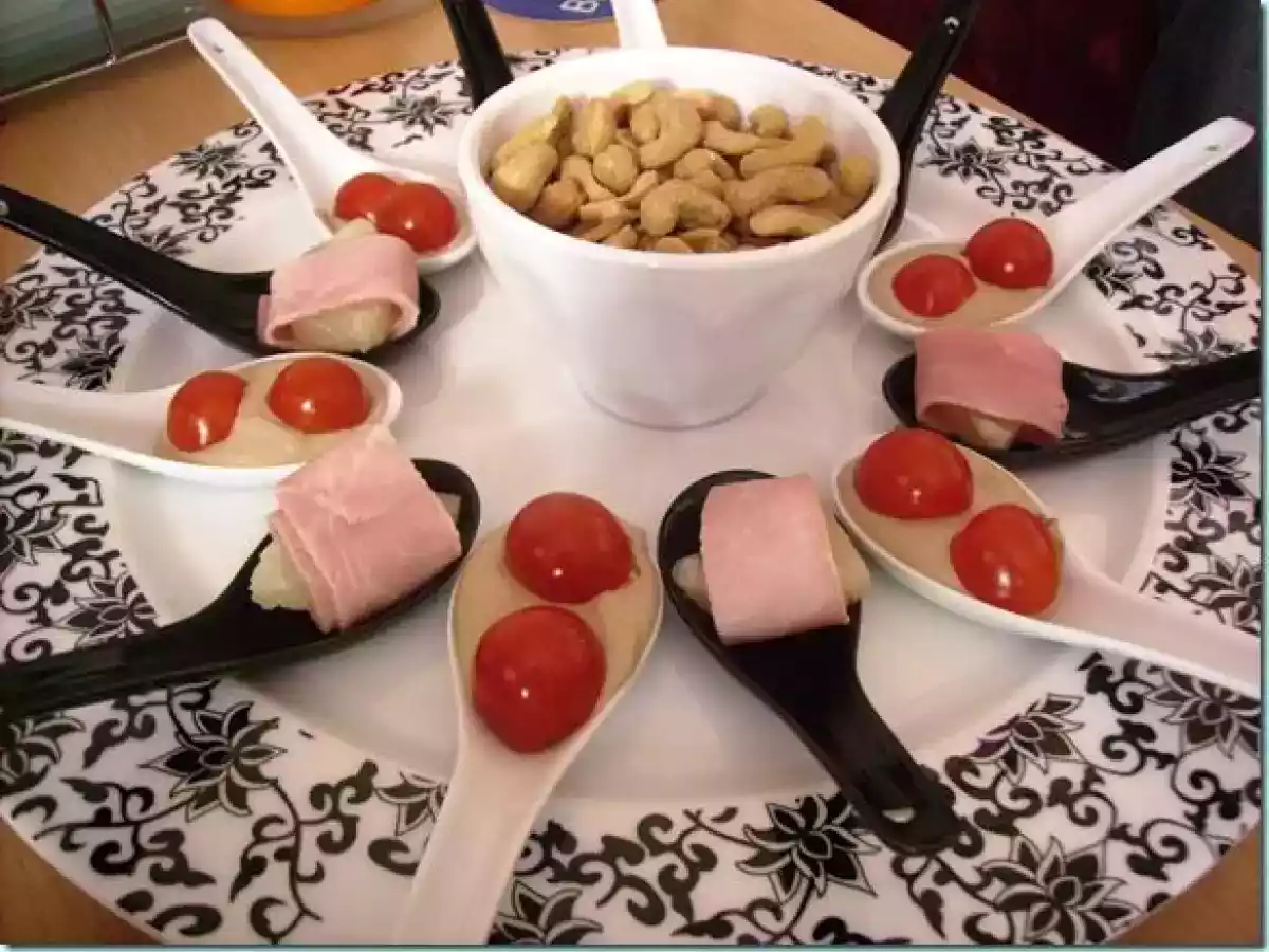 Petites cuillères apéritives pour apéro sympa