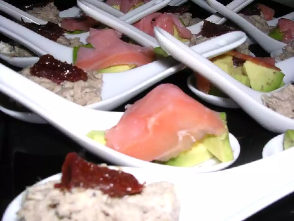 Petites cuillères pour mise en bouche