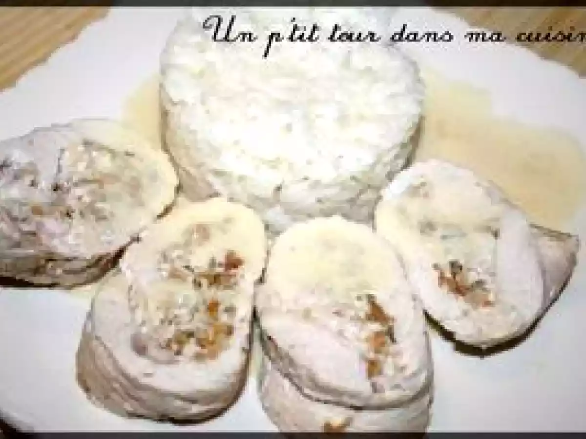 Petites paupiettes d'automne aux girolles