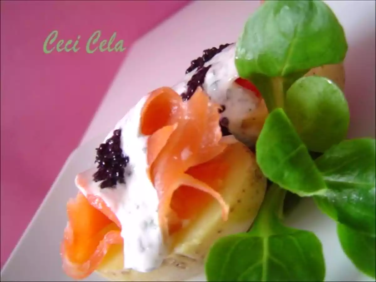 PETITES POMMES DE TERRE AU SAUMON FUME - photo 2