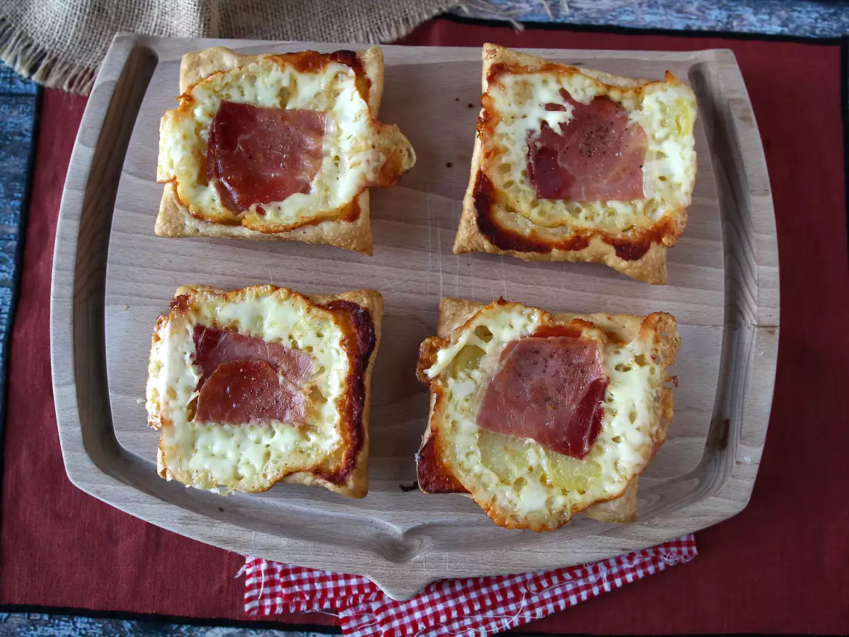 Petites tartes tatin saveur raclette, en portions individuelles - photo 6