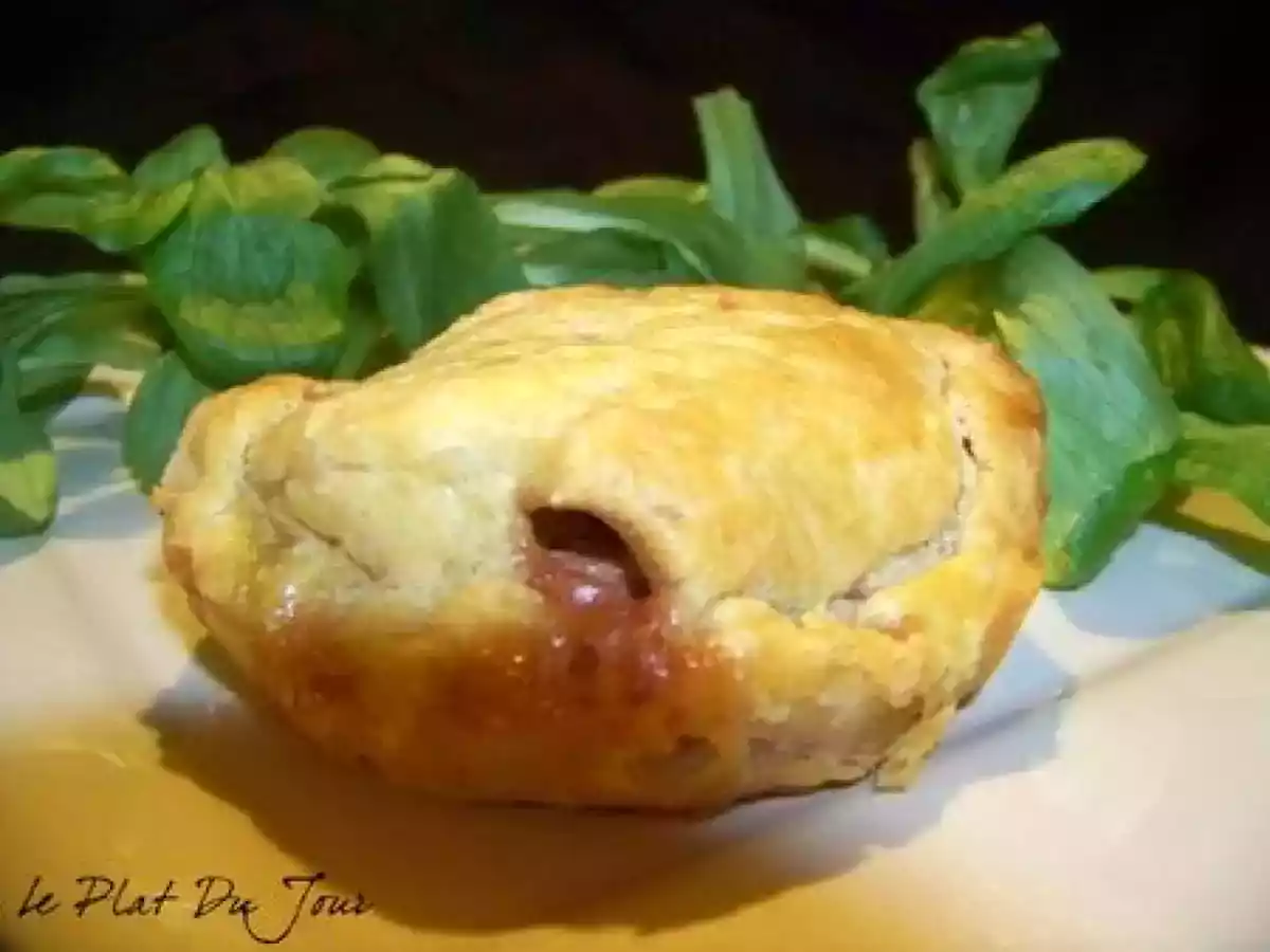 Petites tourtes de foie gras aux 2 pommes et à la gelée de groseilles - photo 2