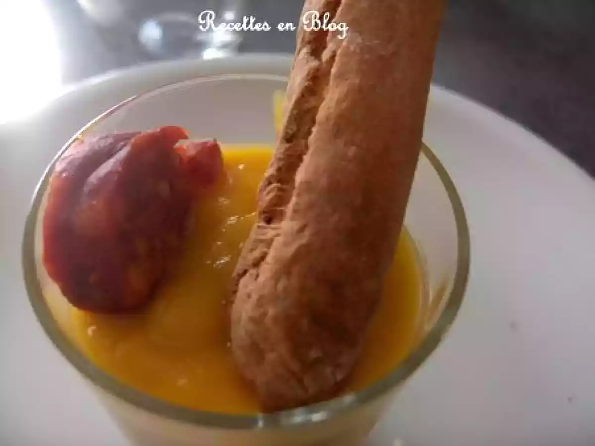 PETITES VERRINES DE POTIMARRON AU CHORIZO - photo 2