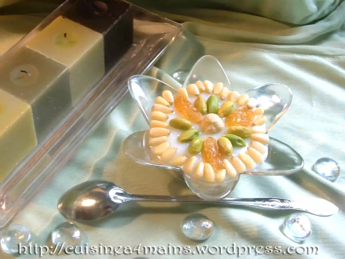 Petites verrines tunisiennes ou assidat zgougou