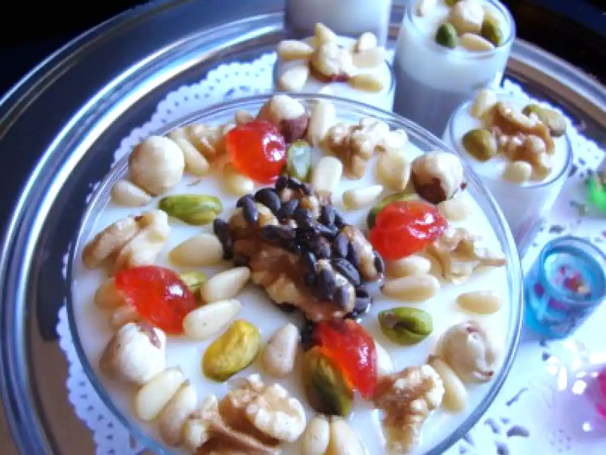 Petites verrines tunisiennes ou assidat zgougou - photo 3