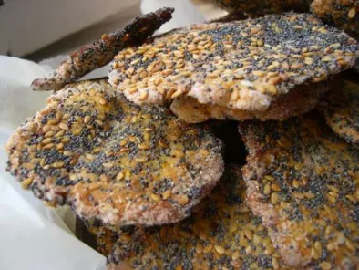 Petits biscuits oarnge- pavot- sésame
