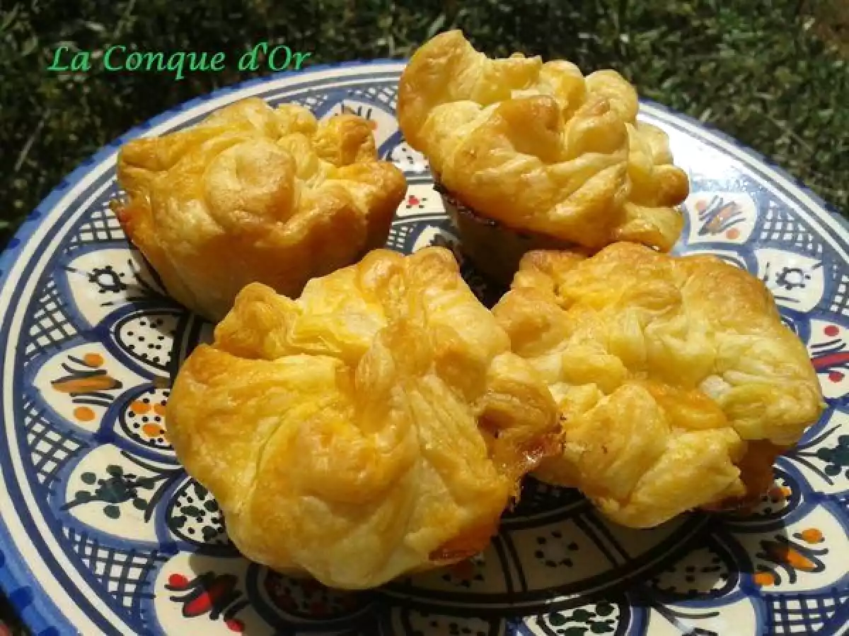 Petits cakes feuilletés aux légumes du soleil