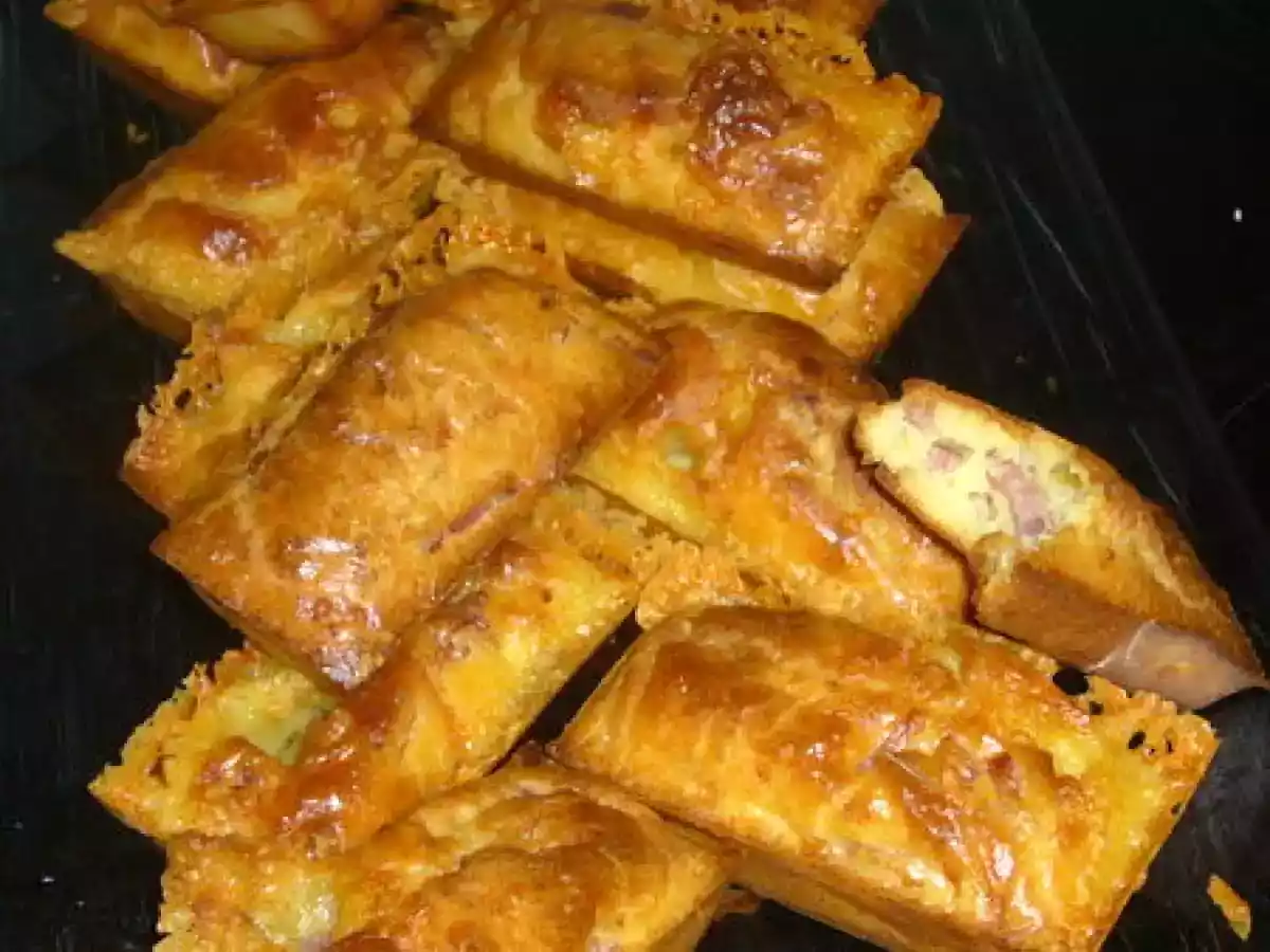 Petits cakes jambon/brie