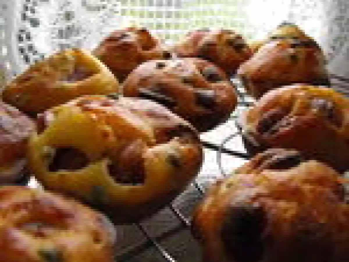 Petits cakes knacks', vache qui rit et petits pois - photo 3