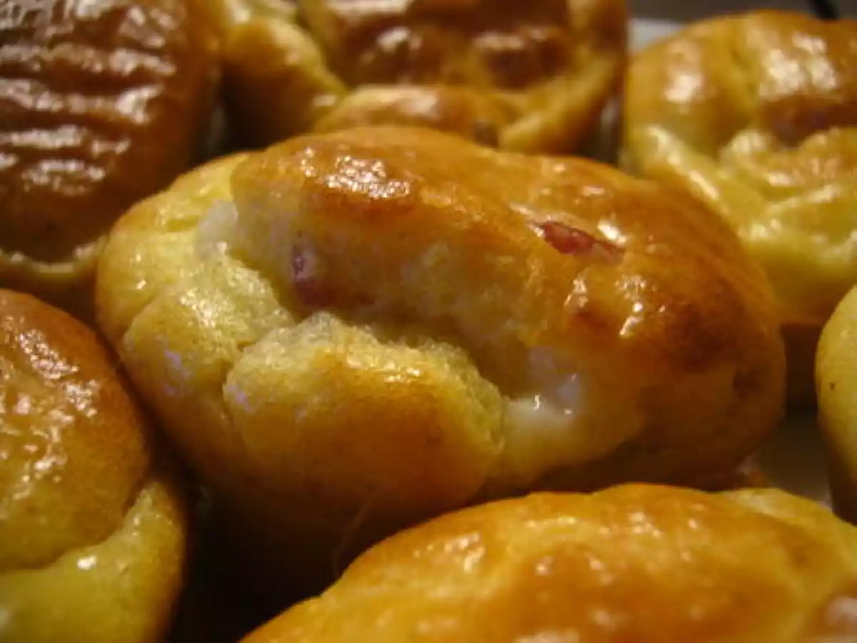 Petits cakes saint paulin et lardons