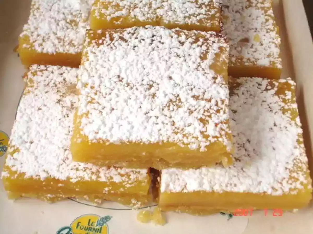 Petits carrés au citron et citron vert - photo 2