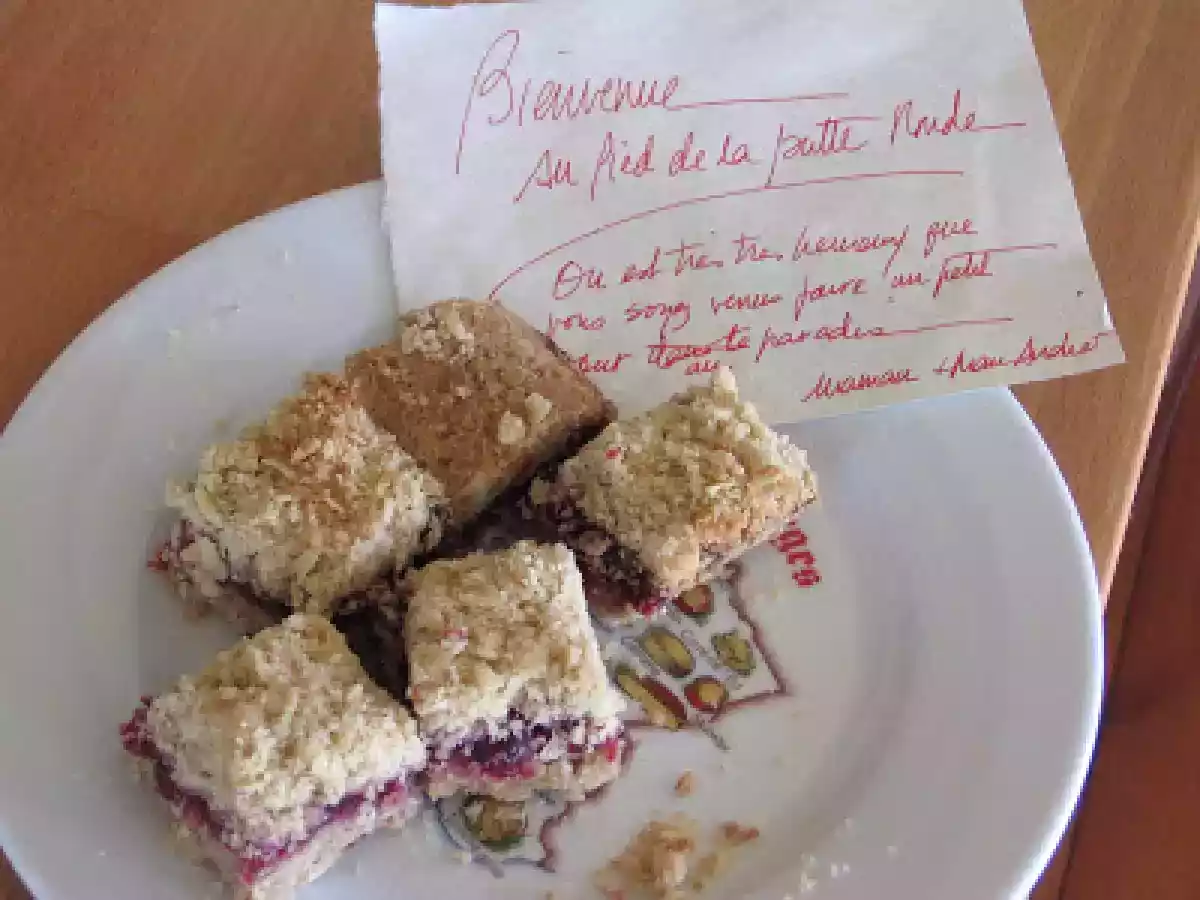 Petits carrés de canneberges des Iles de la Madeleine