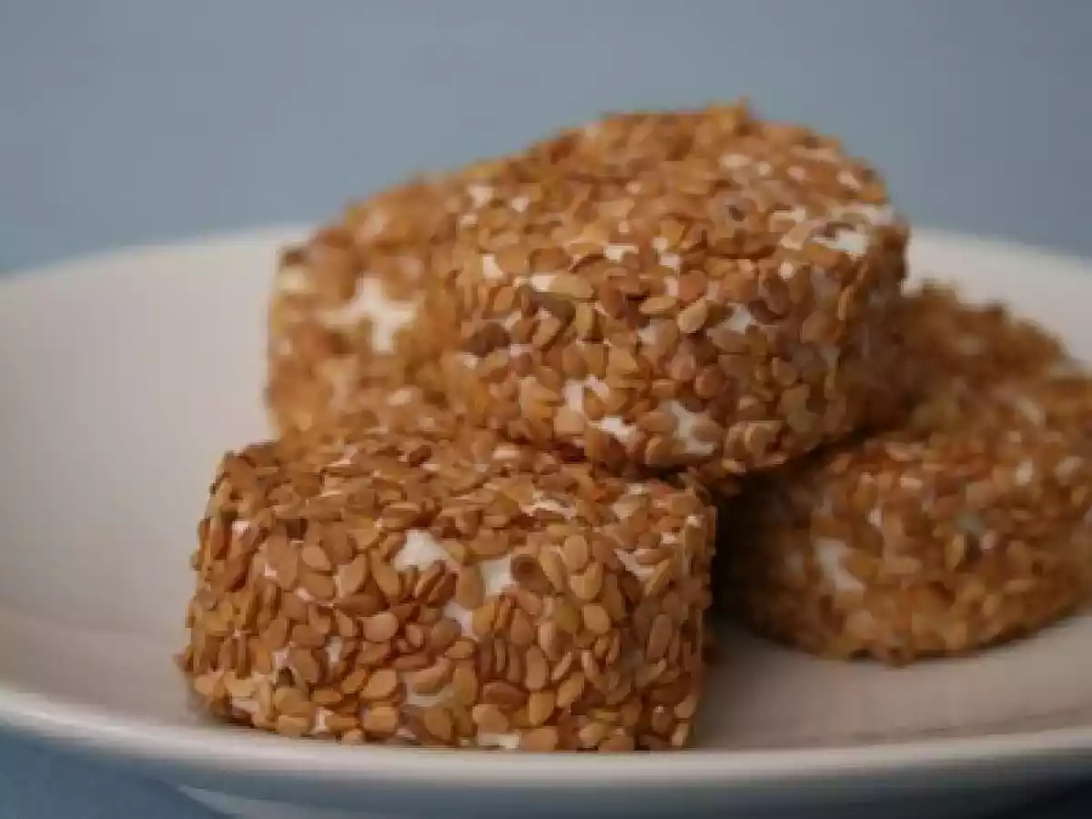 Petits chèvre au miel et au sésame