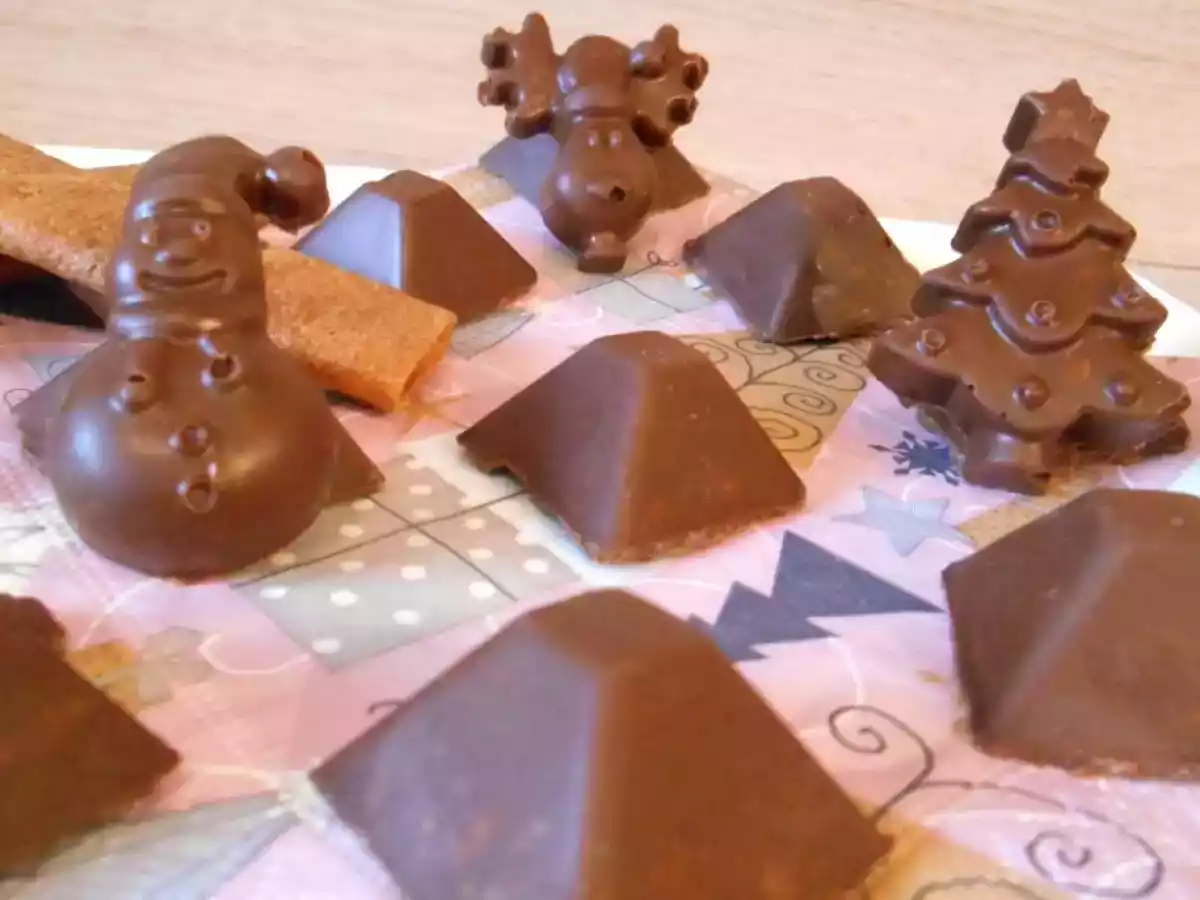 PETITS CHOCOLATS AU LAIT AUX CRÊPES DENTELLES - photo 2