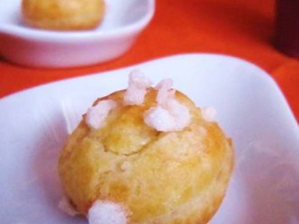 Petits choux à la crème de speculoos