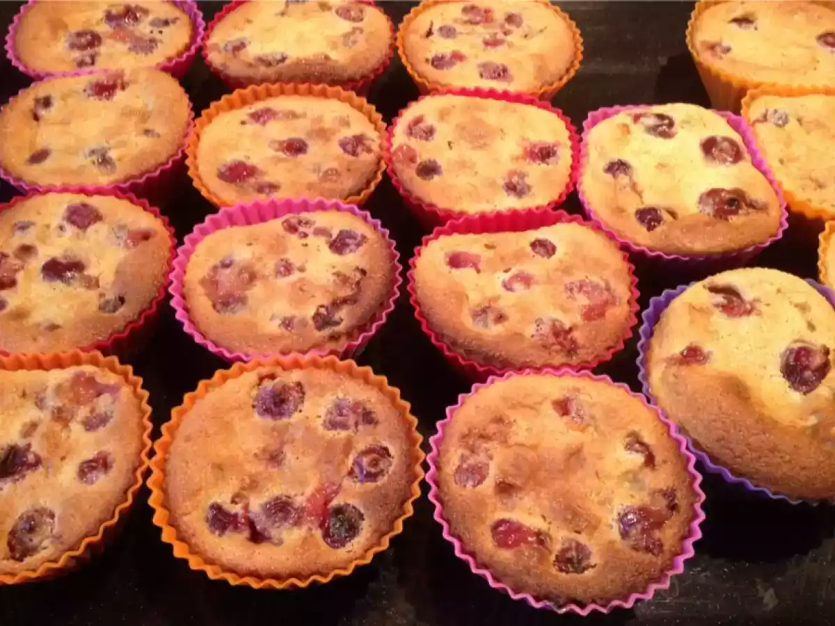 Petits clafoutis aux griottes façon muffins - photo 3
