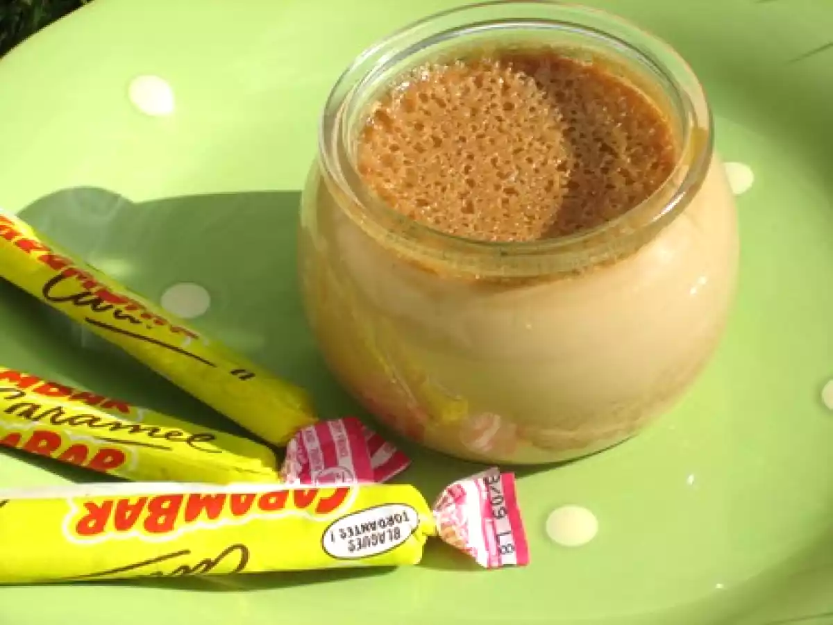Petits desserts regressifs, Créme aux carambars