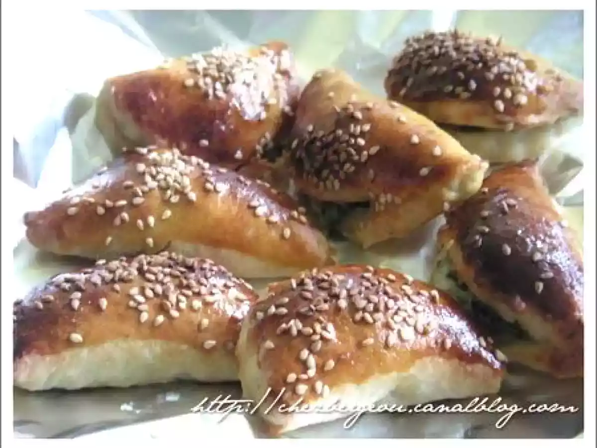 Petits feuilletés épinards-chèvre et leur pâte magique