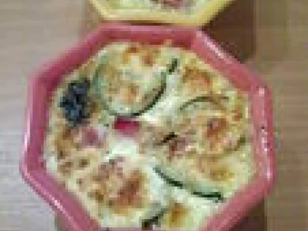 Petits flans à la courgette et aux brocolis