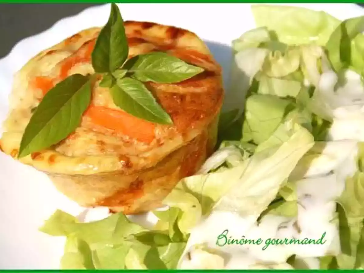 Petits flans au thon et à la truite fumée - photo 2