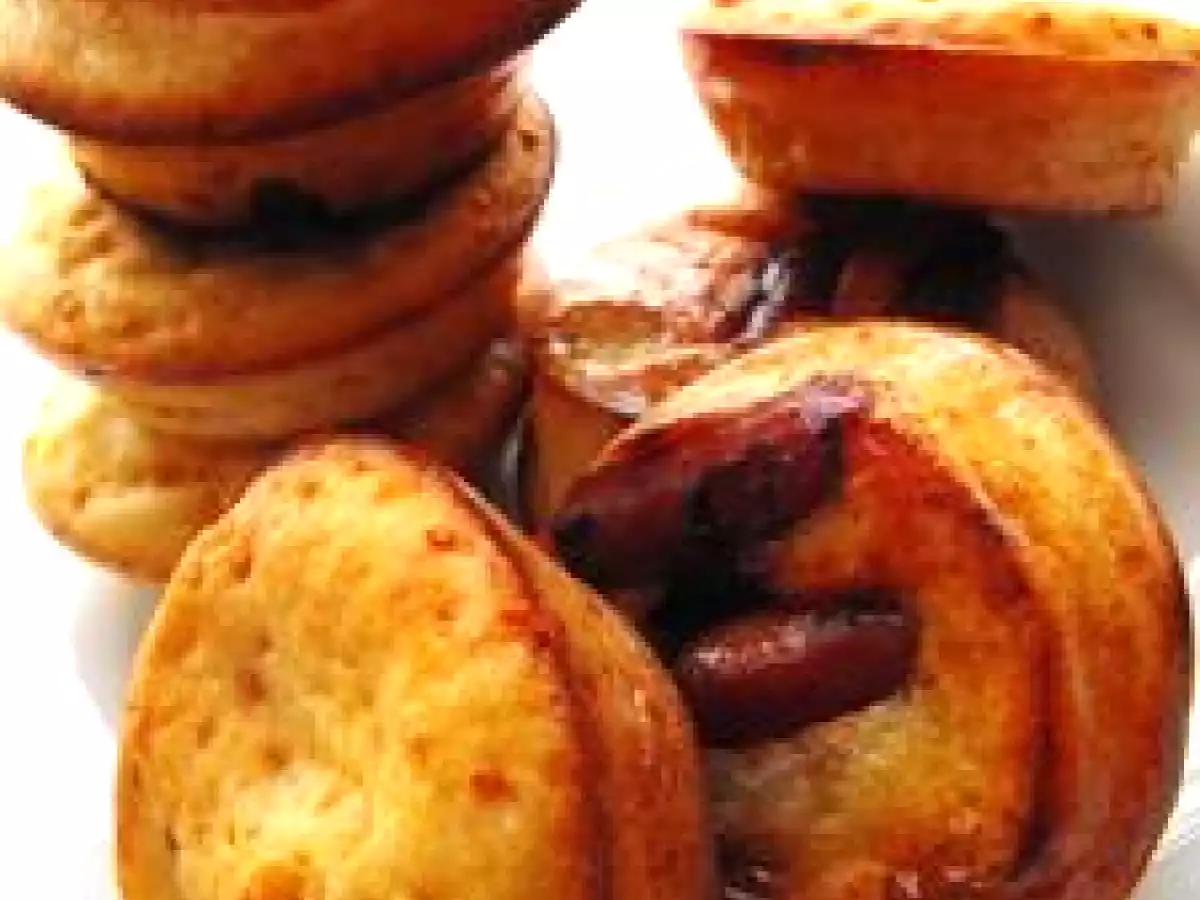 Petits flans aux saucisses cocktails