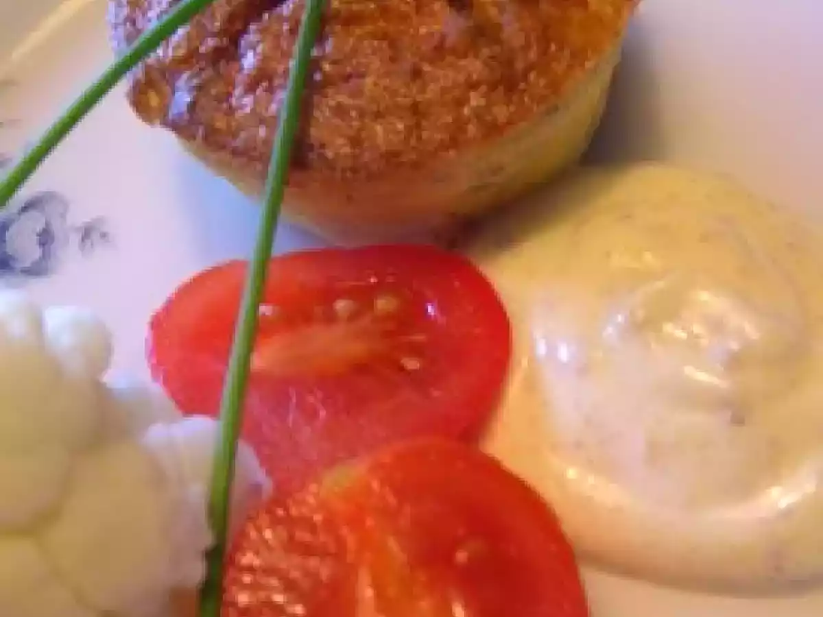 PETITS FLANS DE BAR DE LIGNE AU CHOU FLEUR ET SA SAUCE AU CURRY - photo 2