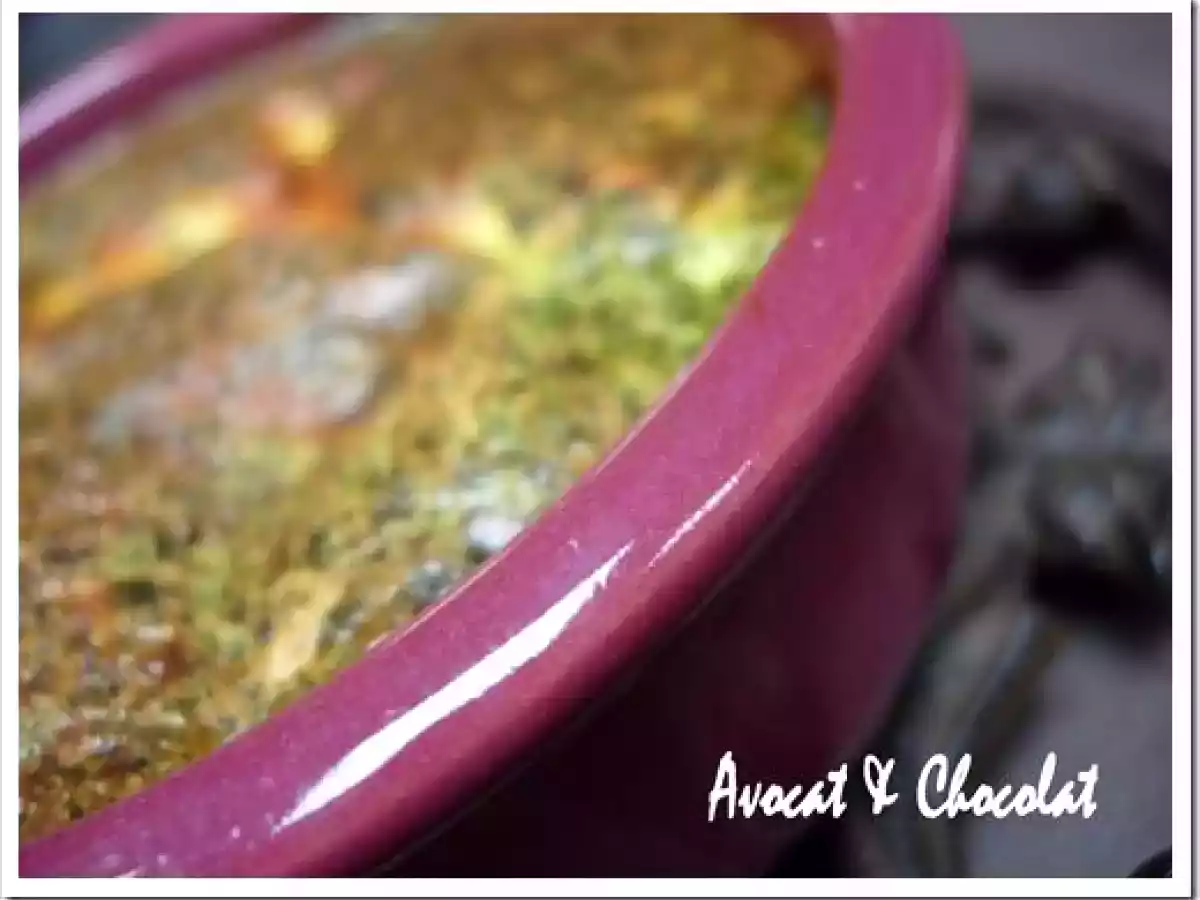 Petits Flans légers aux noix de St Jacques & persillade parfumés