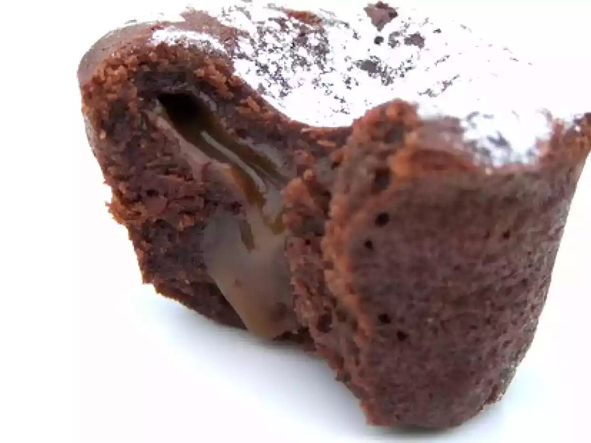 Petits fondants chocolat au coeur dulce de leche - photo 2