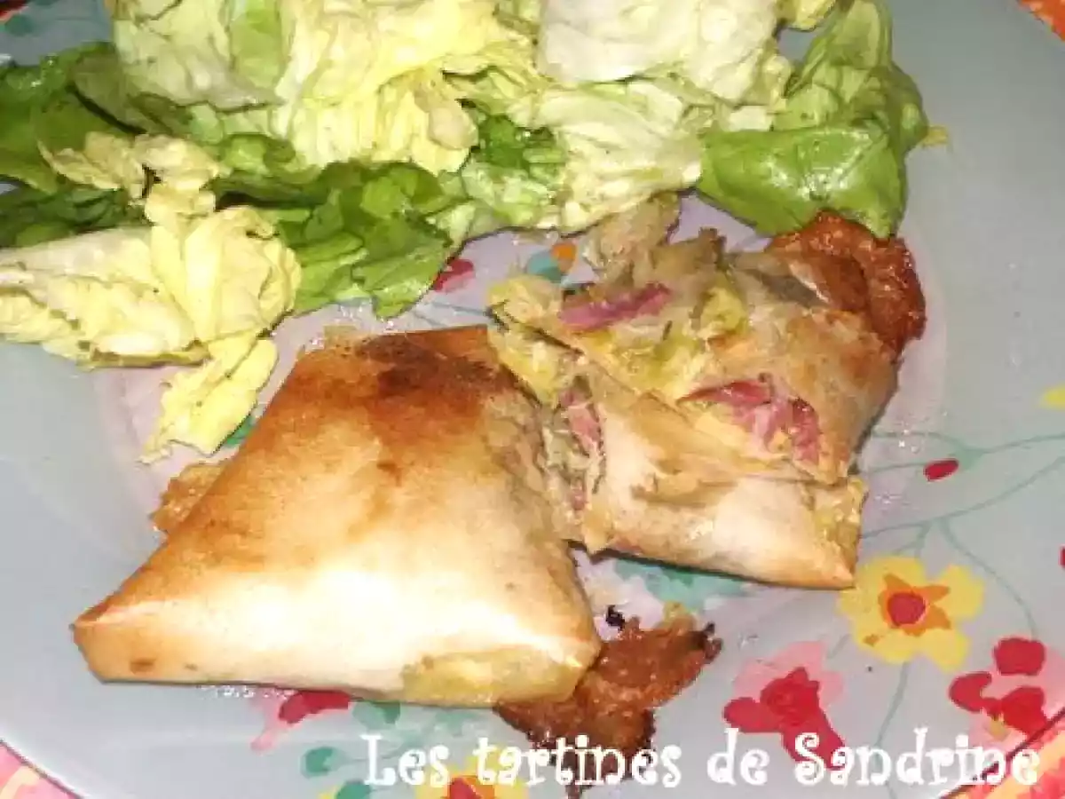 Petits fourrés poireaux/bacon/reblochon et échange gourmand ! - photo 2