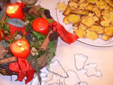 Petits fours de Noël au beurre / Christmas butter biscuits