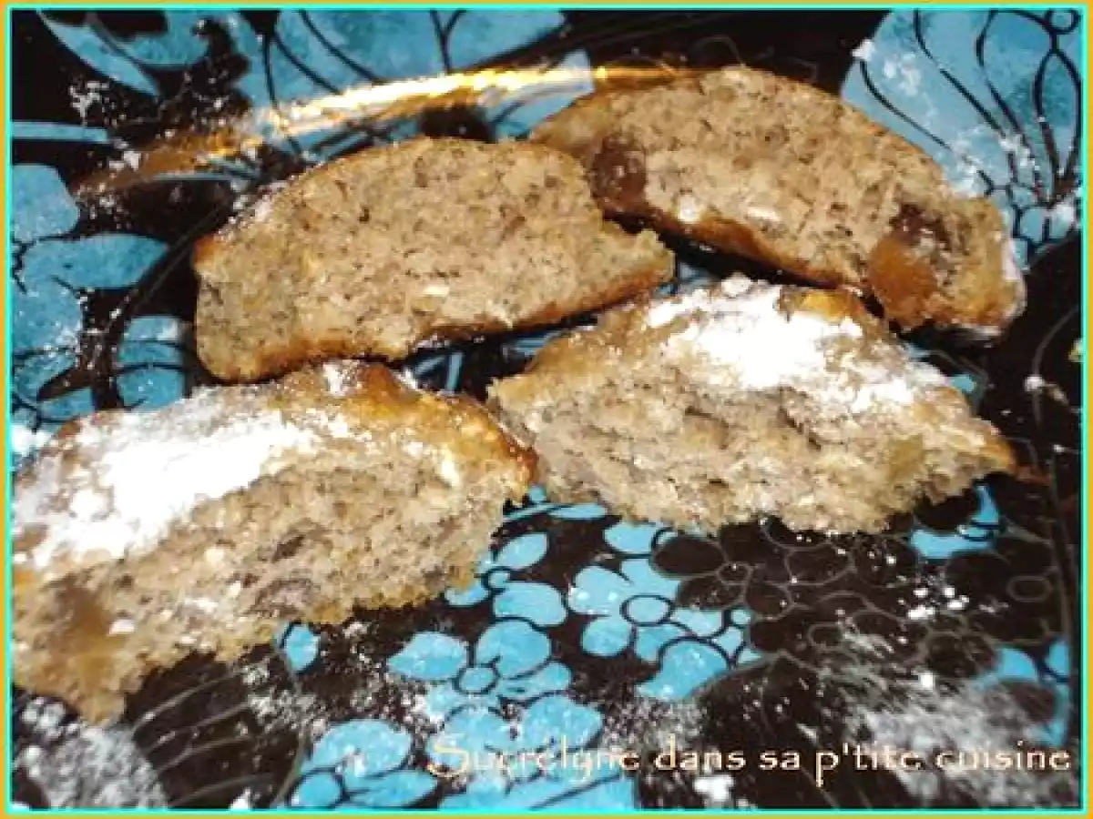 Petits gâteaux à la crème de marrons et marrons glacés