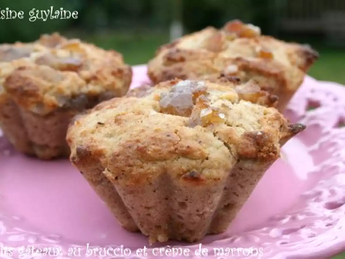 Petits gâteaux à la farine de chataîgne, au bruccio et à la crème de marrons - photo 4