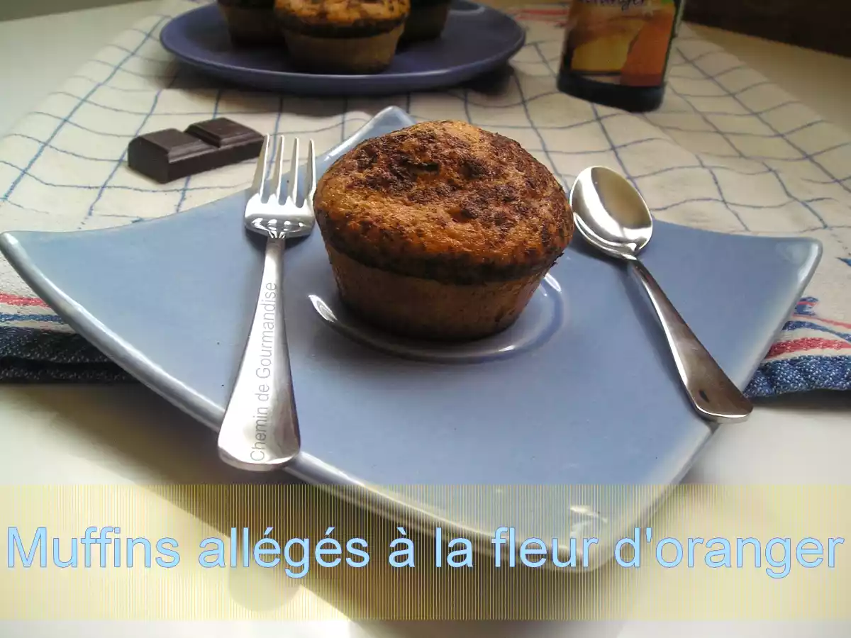 Petits gâteaux allégés à la fleur d'oranger
